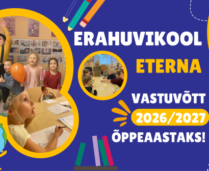 Erahuvikool Eterna laste huvikool eesti ja inglise keele õpe lastele